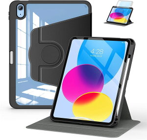 cuiPad Air 13 P[X M2 2024 /iPad Pro12.9 6 5 4 obNJo[ 360°]X^h wʃNA y[ 킢 iPad Air13 2024/Pro 12.9 (2022/2021/2020) 蒠^ P[X ϏՌ y