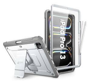 SUPCASE iPad Pro 13C` 2024 7 P[X Sʕی Apple M[dΉ Apple y[ یtBt X^h^ ȃLbNX^hیP[X UBPro V[Y