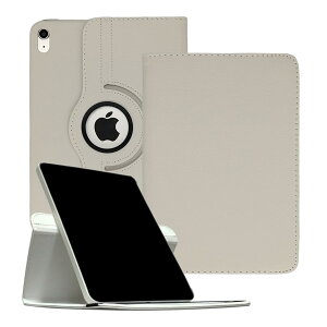 Ryo楽々生活館 iPad 10 ケース 画面360°回転 スタンド iPad 第10世代 2022 10.9 インチ ケース iPad10 第10世代 10.9インチ カバー オートスリープ 耐衝撃 アイパッド 10 第10世代 2022 10.9 ケース ホワイト