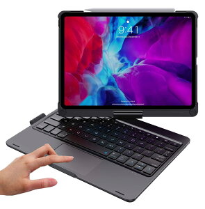 360x]iPad Air 11C` 2024/Air 5 Air4 L[{[h P[X iPad Pro 11 2021/ 2020/2018 P[X L[{[ht ^b`pbh yV[ CXbluetoothL[{[h A~ iPad Air 5/4