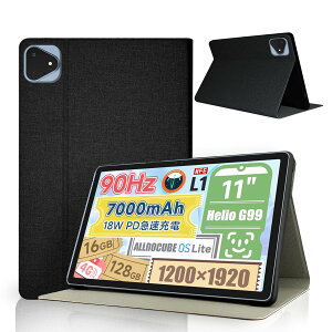 ALLDOCUBE iPlay60 Pro �^�u���b�g 11�C���` �p �P�[�X YAJOJO �p�x���� �X�^���h ���^ �y�� �C�菝�h�~ �S�ʕی�^ �X�^���h�@�\�t�� �n�[�h�J�o�[ (�u���b�N)