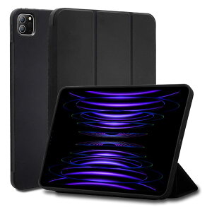 X^oii P[X Jo[ iPad Pro 4 3 2 11C` p 蒠^ PCVR X[v@\Ή Silicone Flip Cover ubN ACpbh ACpbhP[X 7436IPP11BO