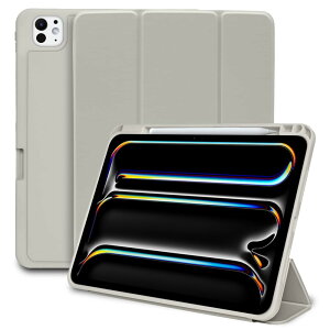 MS factory iPad Pro 11C` M4 2024 p P[X y[ ϏՌ \tgTPU Jo[ Pro 11 5 X^h I[gX[v Cg O[ IPDP11m4-S-HDR-LGY