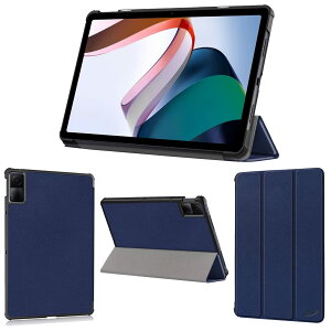 wisers Xiaomi Redmi Pad ��p�^�u���b�g�P�[�X (�_�[�N�u���[) 10.61�C���` �Ή� (�ی�t�B���� �t��/�X�����^�C�v) �^�u���b�g�J�o�[ 2022 �V�^