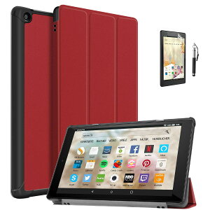 Amazon Fire HD10 2017/2019 P[X FamGift X^h@\t JOܔ^X^hP[X PUU[ 2017/2019 fFire HD10 Jo[(ϏՌیtB1t1̃^b`y) - 