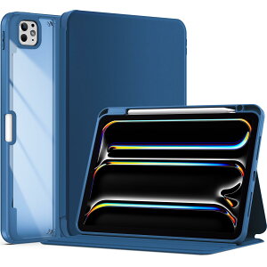 ProCase iPad Pro 11C` P[X M4 (2024N 5) p (A2836 A2837 A3006) y[ NAobN tHIJo[ ϏՌ X}[gP[X I[gX[vΉ - eB[