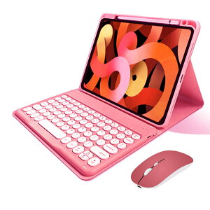 }EXt iPad 10 L[{[hP[X ی^L[ Apple Pencil [\  }Olbg iPad 10 2022 L[{[h Jo[ CX Bluetooth }EX J[L[{[h (iPad 10, ZsN)