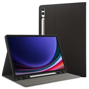 Samsung Galaxy Tab S9+P[X 12.4 C`^ubg SM-X810/X816B/X818 2023 N S9 Plus }`AOX^h񎥐\tgیJo[ S yz_[t(Black)