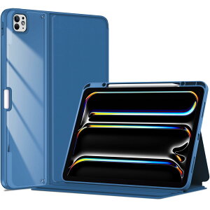 ProCase iPad Pro 13C` P[X M4 7 2024 y[ ϏՌ tHIJo[ 3̃X^h[h I[gX[vΉieB[j