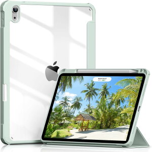 BQDIYOO 新型iPad Air 11インチ用ケース/iPad Air 第5世代用ケース/iPad Air 第4世代用ケース 11または10.9インチiPad用ケース (Air 6/5/4、2024/2022/2020モデル) タブレット 三つ折りスタンド 指紋防止 オー