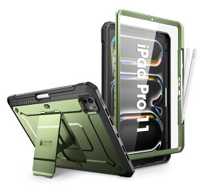 SUPCASE iPad Pro 11C` 2024 M4 5 P[X Sʕی Apple M[dΉ Apple y[ یtBt X^h^ ȃLbNX^hیP[X UBPro V[Y