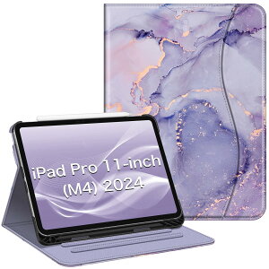 Fintie iPad Pro 11C`(M4) P[X 2024 یJo[ Apple Pencil [\ Apple Pencil ProCX[dΉ 2܃X^h }`p I[gX[v@\t h~ PUU[iX}[u