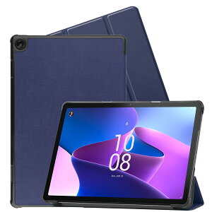 FOR Lenovo Tab M10 (3rd Gen) (ZAAE0009JP) 10.1 �C���`�p�� �O�܃P�[�X �蒠�^ �X�}�[�g�P�[�X �}�O�l�b�g���� �I�[�g�X���[�v�@�\ FOR Lenovo Tab M10 (3rd Gen) (ZAAE0009JP) 10.1 �C���` �p�� PU���U�[�J�o�[ �X�^