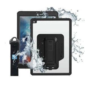 [ARMOR-X] 10.5-inch iPad Pro/iPad Air (3rd)�p�P�[�X IP68 Waterproof Case with Hand Strap �u���b�N MXS-A8S (Black)