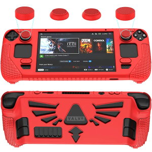 Miimall Steam Deck 2022�p�u�P�[�X�{�e�w�O���b�v�L���b�v�Z�b�g�v�X�`�[���f�b�L2022�P�[�X �V���R�� �J�o�[ �\�t�g �C�菝�h�~ �y�� �h�Ռ� �ی�P�[�X ���b�J�[�L���b�v Steam Deck �o���p�[(���b