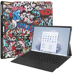 For Surface Pro 9 / 10 / Surface Pro 11 P[X }CN\tg T[tFX v 9 / 10 / 11 U[P[XyELMKzy ^ PU U[ X}[g Jo[ ϏՌ h~ n[h w P[X ܂