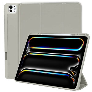 MS factory iPad Pro 13C` M4 2024 p P[X y[ ϏՌ \tgTPU Jo[ Pro 13 7 X^h I[gX[v Cg O[ IPDP13m4-S-HDR-LGY