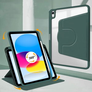 cuiPad Air 13 P[X M2 2024 /iPad Pro12.9 6 5 4 obNJo[ 360°]X^h wʃNA y[ 킢 iPad Air13 2024/Pro 12.9 (2022/2021/2020) 蒠^ P[X ϏՌ y