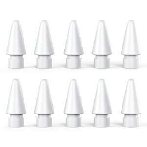 MOGOOD Apple Pencil Abvy y x ϖ iPencil Nib Fine PointmȐy̓Abv̑1/2ƌ݊(10)