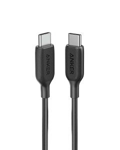 Anker PowerLine III USB-C & USB-C 2.0 P[u (0.9m ubN) ϋv 60W USB PDΉ iPhone 16 / 15 MacBook Pro/Air iPad Pro Galaxy Ή