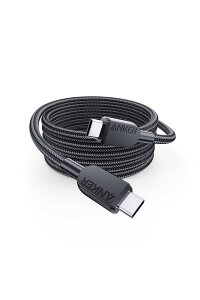 Anker USB-C & USB-C P[u (ϋviC) 1.8m ubN 240W Galaxy iPad Pro/Air MacBook Pro/Air eΉ
