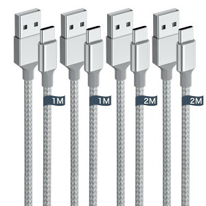 usb c P[uy1m+1m+2m+2m 4{z^Cvc P[u USB Type C P[u 3A}[d QC3.0Ή }[d [dP[u Type-c P[u PDΉ iC҂ fh~iPhone 16/15 Samsung/Note/Huawei Sony Xperia Nin