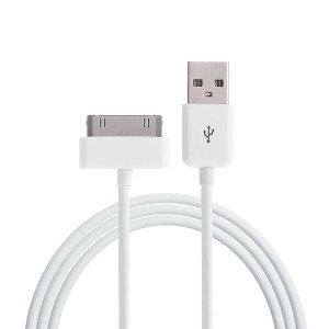 �I�[�f�B�I�t�@�� �f�[�^�ʐM�E�[�dOK�I 30�s��DOCK�P�[�u�� iPhone4/4S/3GS/iPad/iPod�Ή� 1m �z���C�g 1�{