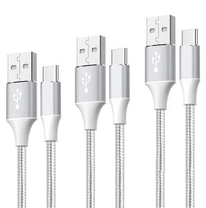 USB P[u ^ubgp ^Cvc y3{Zbg 1m/1m/2mz3.1A}[d QC3.0Ήf[^]ϋv Sony/Samsung S10/S20/Galaxy/SwitchXperia XZ/XZ2, ̑type-c@Ή