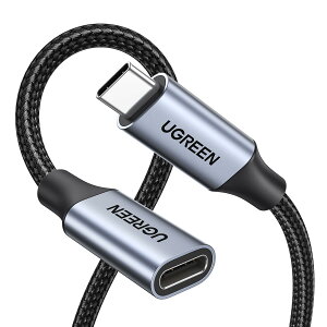 UGREEN USB Type C P[u ^CvcR[h y4K60Hzfóz PD 100W/5A USB 3.2 Gen 2Ki 10Gbps] Thunderbolt3Ή o] iPhone15/Galaxy S24/Mac Book/iPad/Switch SurfaceUSB C@ɑΉ 1M