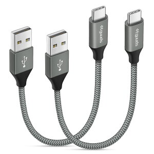 etguudsy0.15m 2{zUSB Type C P[u Z }[d QC3.0 ^Cvc P[u 15cm f[^] SwitchAXperiaAGalaxy S20 S10 S9 A20 A21 Note 10 9 8AFireHD8 10 Plus FireMax11AXiaomi, ̑Android USB-C@Ή