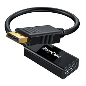 RayCue DisplayPort HDMI ϊA_v^ 4K fBXvC|[g hdmi P[u DP(PC) to HDMI(j^[jP݂̂̕ϊΉ tϊΉ ubN