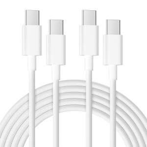 USB-C & USB-C-�P�[�u�� (3m�C2�{�Z�b�g) PD60W USB C/Type C-�P�[�u�� �}���[�d iPhone15�V���[�Y�[�d�P�[�u�� ���ϋv �^�C�vc-�P�[�u�� ���� �f�[�^�]�� MacBook Pro/iPad Pro/Galaxy���^�C�vC�Ή� �ݑ�Ζ�/�o��