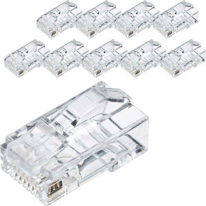 T_CNg RJ-45RlN^ y10zCAT6AΉ CAT6 / CAT5e p P[uߎ ђʎ PE 500-LAN-RJ6AKNH