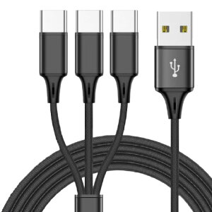 [] USB Type C P[u [dP[u 3in1 3 {O O USB  h 1.2m iPhone15Ή } [d  1.2m f[^`P[u f[^] AndroidΉ GalaxyΉ XperiaΉ AQUOSΉ HUAW