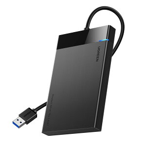 UGREEN 2.5C` HDD P[X HDD/SSD P[X yUSB 3.0ڑKiz USB A SATA 3.0 2.5^ OtP[X UASPΉ 5Gbps]x 6TBe 9.5mm/7mm HDD/SSDΉ n[hfBXNP[X Hsv Mac OS/Windows/Linux