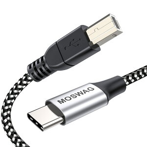 MOSWAG MIDI USB ϊP[uiUSB-A-USB-BjUSB Type Cv^[P[uI[fBIDAC ~LT[ MIDIL[{[hA dqsAmA DJRg[ Av^[ AX Li[A FAX}V At@bN