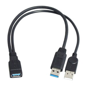 KAUMO USB3.0d⏕P[u X(USB3.0) IX(USB3.0+USBd⏕) 30cm  2P[u