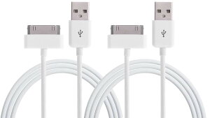 �I�[�f�B�I�t�@�� �f�[�^�ʐM�E�[�dOK�I 30�s��DOCK�P�[�u�� iPhone4/4S/iPad/iPod�Ή� 1m �z���C�g (2�{)