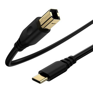 USB B to C v^[P[u USBP[u Type-C to Type-B P[u ϋv I[fBIDAC ~LT[ MIDIL[{[h dqsAm DJRg[ v^[ X Li[ FAX}VȂǂɓKp 1.8M