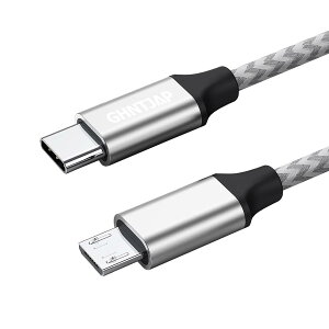 GHNTJAP Type C Micro USB P[u 1.5M USB C to Micro USB OTGP[u }CNusb ^Cvc USB2.0 f[^] [d\ AndroidX}zȂǑΉ