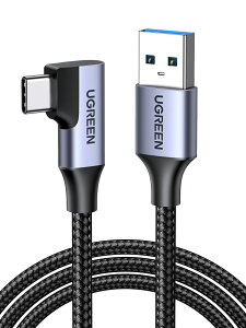 UGREEN usb type c P[u USB 3.0}[d Lusb c P[u 5Gbps f[^] iC҂ usb c P[u Galaxy S22/S21/S20,Sony,Xiaomi,Huawei,Pixel ̑foCXΉ (1m)