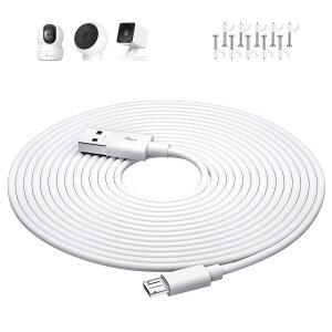 }CNusbP[u 5M micro usb dP[u hƊĎJ̋dp USB A - microB IXIX ATOM Cam 2/YESKAMO/Wyze Cam Pan/Nest Cam/XIAOMI/IMOU/EZVIZ/Blink/Furbo hbOJ/Arlo Q/Switchbot/XboxRg[[