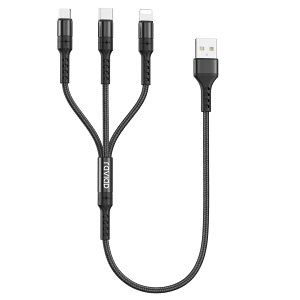 RAVIAD 3in1 [dP[u Z 0.5M USB P[u 3A }[d 3C1 [dR[h USB Type C P[u Micro USB P[u iPhone [dP[u 3䓯d\ iPhone Android ^CvC iPhone 14 13 12 Galaxy S23 S22 2