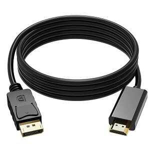 DisplayPort to HDMI ϊP[u 4K@30Hz DP-HDMI P[u 4K bL lN^ DPi IXj to HDMI (IXjϊP[u P` PC HDTV vWFN^[ j^[ɑΉ 1.8M