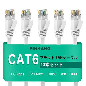LANP[u 0.3m 5{ LP[u P[u tbg^Cv CAT6 LlanP[u RJ45RlN^ tbgP[u T[o[ Ɩp ƒp JeS6 (0.3m 5{, zCg)