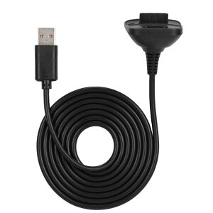 Hakeeta �[�d�P�[�u�� XBOX 360�R���g���[���[�p XBOX 360�R���g���[���[�p 2 in 1�P�[�u�� XBOX 360�R���g���[���[�p ABS�v���X�`�b�N�� (��)