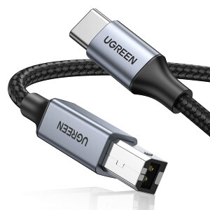 UGREEN USB B to C v^[P[u USBP[u Type-C to Type-B P[u ϋv I[fBIDAC ~LT[ MIDIL[{[h dqsAm DJRg[ v^[ X Li[ FAX}VȂǂɓKp