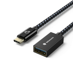 Yottamaster USB Type-C ϊP[ui0.3mjOTGP[u USB3.1 Gen2 ^CvCIX^CvAX ϊA_v^ 10Gbpsf[^] ^CvC ϊRlN^[ ubN[P-U30-CAF10]