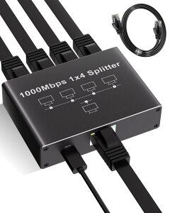 PRESS PLAY LAN z 1000Mbps XCb`Onu RJ45 LANP[ut 14o 4䓯gp Cat5 Cat5e Cat6 Cat7 Cat8Ή lan nu lғo lanP[u z f[^[` 4PCΉ Switch/PS5/PS4