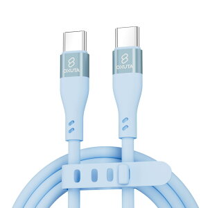 USB-C & USB-C P[u ܂ȂP[u 65W oht USB PDΉ VRfލ̗p Galaxy iPad Pro MacBook Pro/Air eΉ